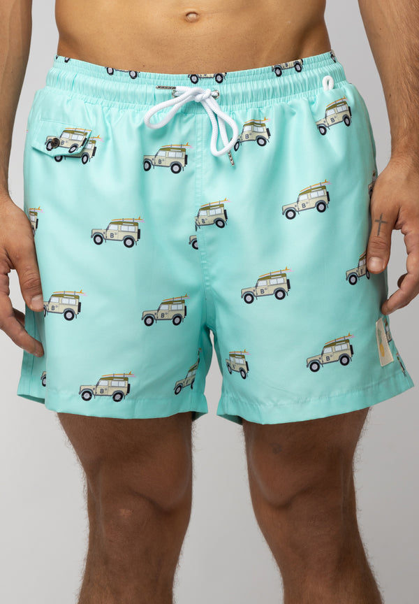 Beach Truck Swim Shorts