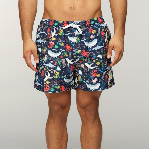 Marine Life Swim Shorts
