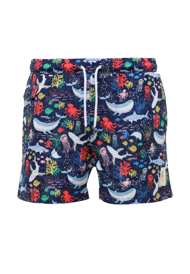 Marine Life Swim Shorts